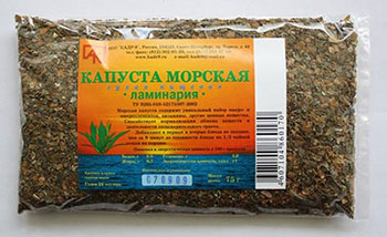 Сушеная ламинария