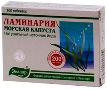 Ламинария в таблетках
