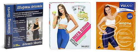 Популярные марки шорт для похудения