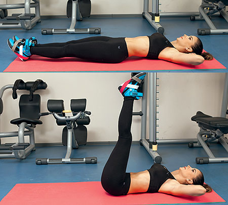 Упражнения для нижнего пресса от Ани Лорак