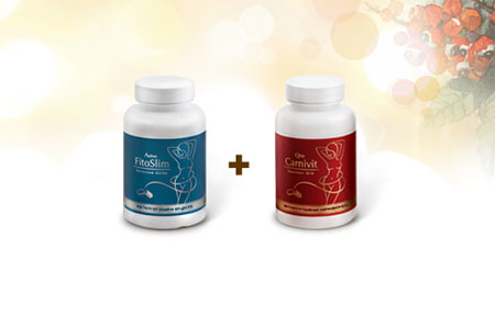 схема похудения Фитослим Актив + Карнивит Q10
