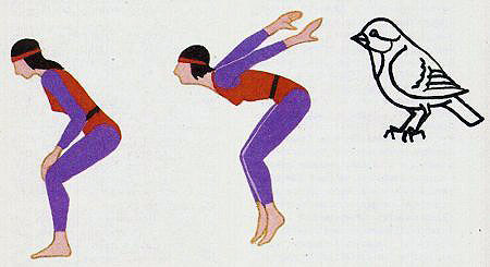 упражнение «Воробей»