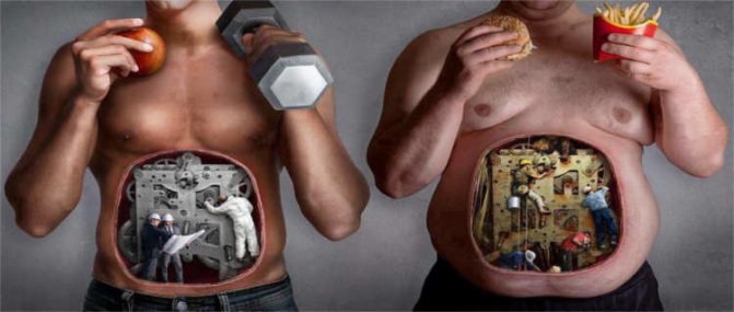 как набрать вес при гастрите