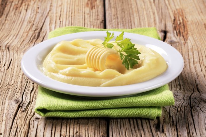 картофельное пюре при гастрите