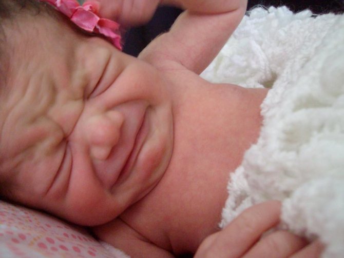 Колики у детей симптомы