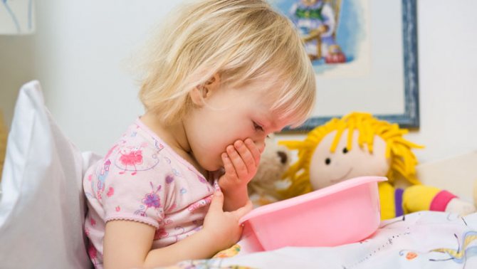 Понос у ребенка и рвота