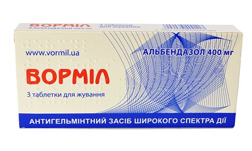 Вормил - может применяться для лечения детей с двух лет